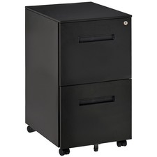 Lockable metal filing cabinet
