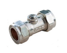 15mm Chrome Isolating Valve