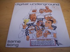 DIGITAL UNDERGROUND - SAME SONG - 7" VINYL -  HIP-HOP -1991 -VG+/G+