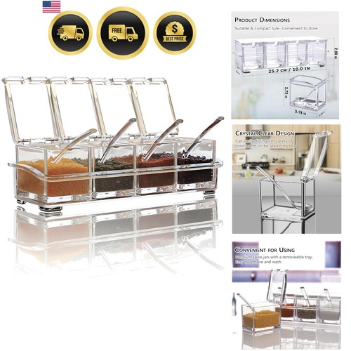 Clear seasoning box pieces - box,,