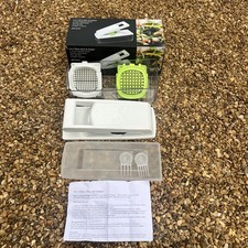 John Lewis 3 in 1 Dicer, Slicer & Chopper, Non-slip Feet & Airtight Container