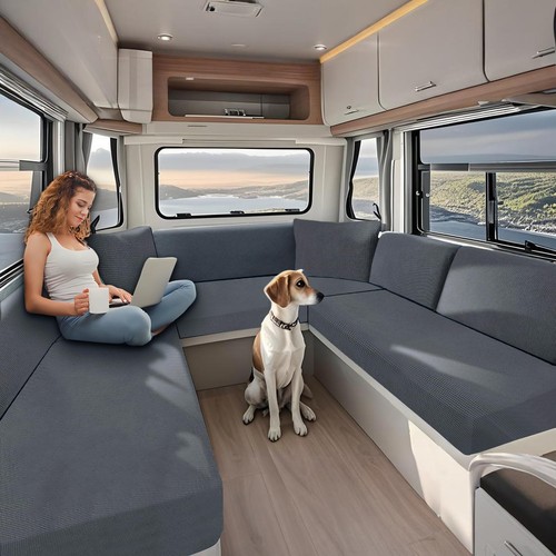 Caravan seat cover stretch - caravan,