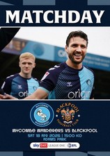 WYCOMBE WANDERERS v BLACKPOOL