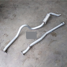 Exhaust Centre Silencer Delete & Rear Can - LR DEFENDER 110 200TDi 1990-1994