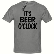 It's Beer O'Clock Funny Novelty Mens T shirt, Father Dad Gift