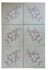 6 Vintage Classic Floral Dutch