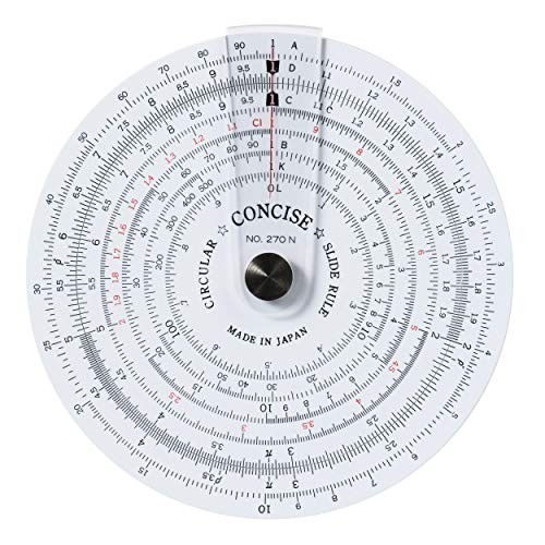 Concise circular slide rule - concise,