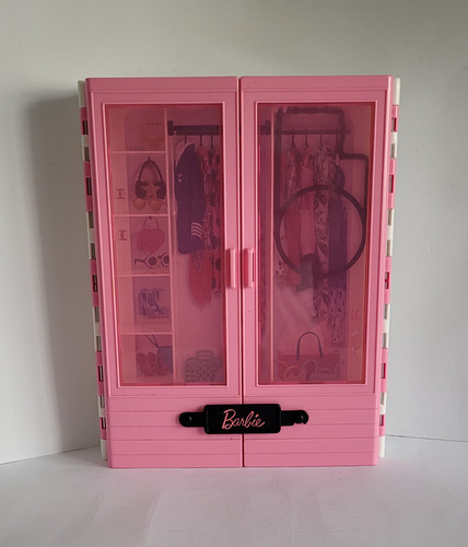 Barbie doll portable closet - barbie,