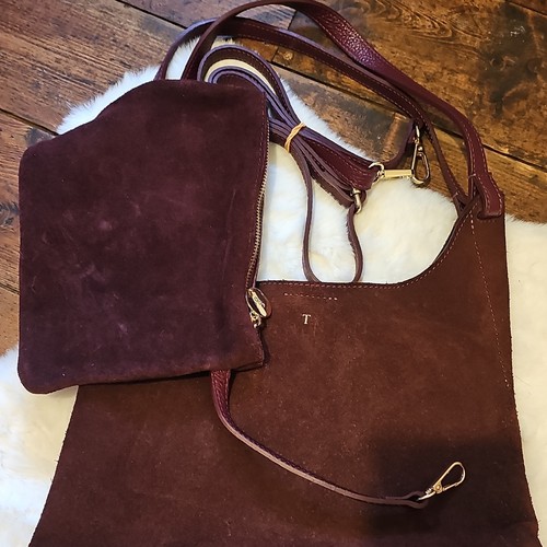 Lrm women burgundy suede - burgundy,