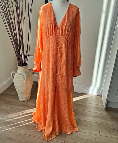 Asos design curve - orange, maxi