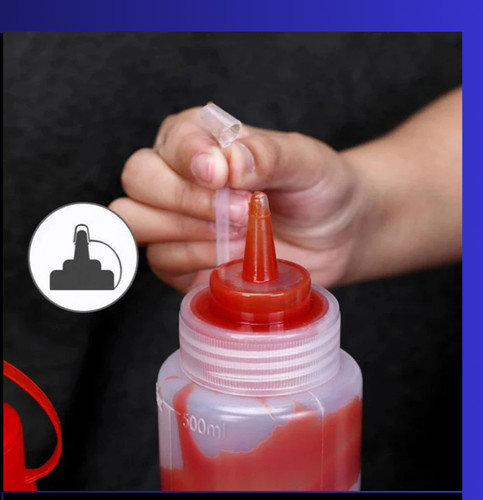 250ml plastic clear squeeze - 250ml,