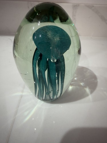 Hand blown art - hand, jellyfish