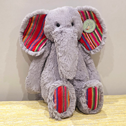 Jellycat grey kipu elephant - kipu,