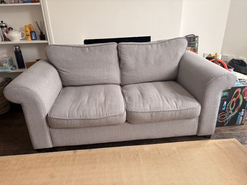 Dfs seater grey sofa bed - 2-seater,