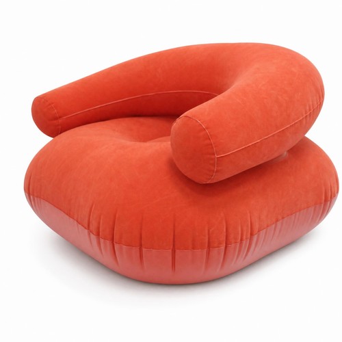 Inflatable sofa flocked air - inflatable,