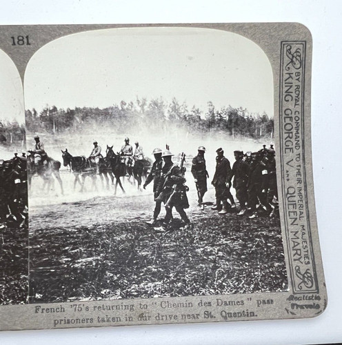 Ww1 stereoview card photo - ww1,