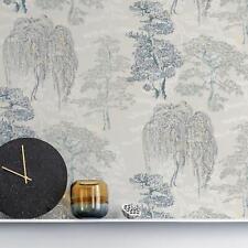 Japanese Garden Wallpaper Oriental Trees Soft Blue 909809 Arthouse