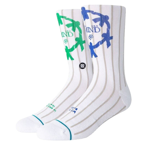 Stance adult white crew cotton - white,