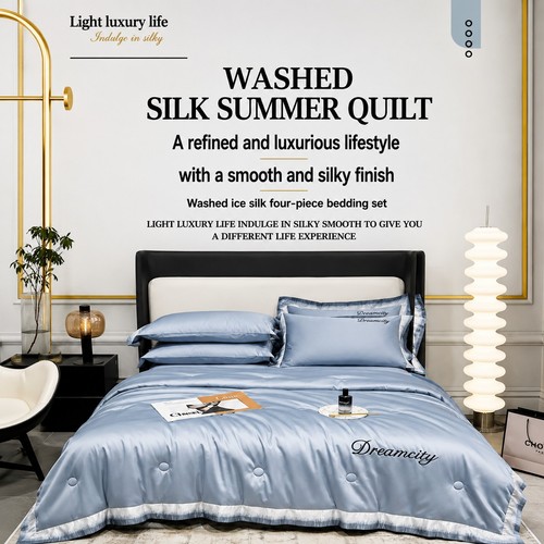 4pieces washed silk summer - silk,