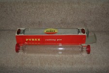 PYREX GLASS ROLLING PIN SEE PHOTOGRAPHS