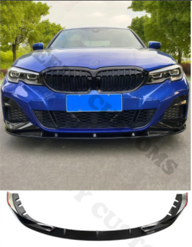 Gloss black front bumper - gloss,