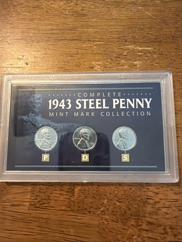 1943 steel penny - steel, mint