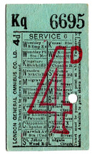 Bus ticket london general - bus, ticket: