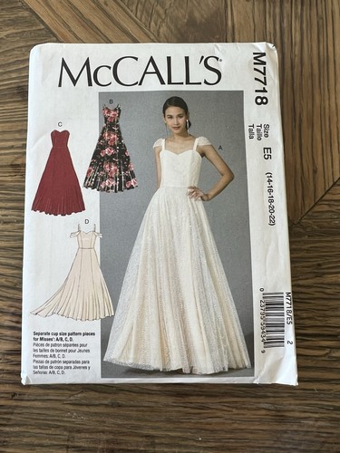 Mccalls 7718 evening dress - 7718,