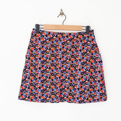 Boden floral jersey mini skirt - jersey,