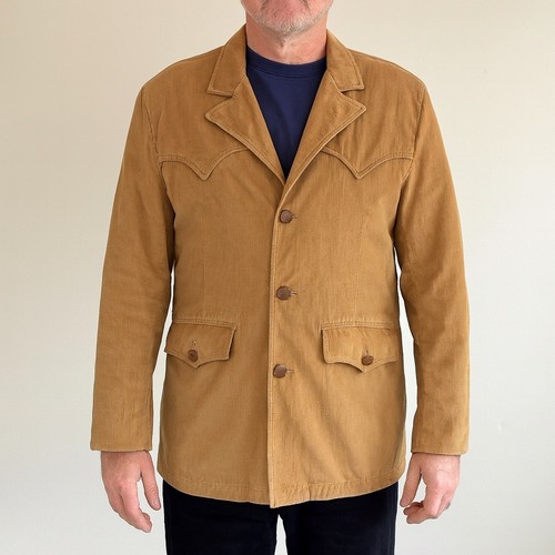 Vintage 70s tan corduroy - tan,