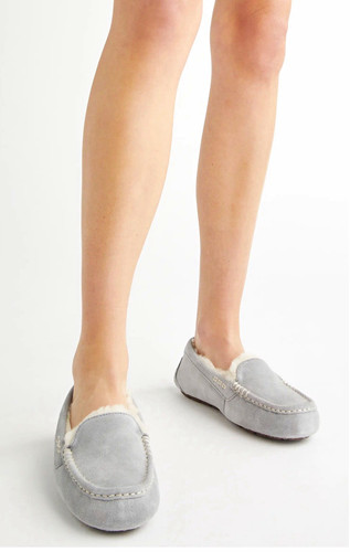 Ugg ansley women gray suede - gray,