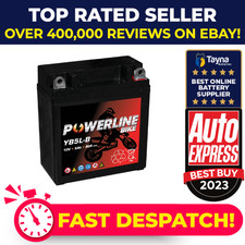 YB5L-B AGM Powerline Motorcycle Battery 12V 5Ah YB5LB GEL
