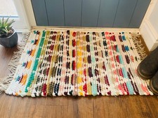Rainbow Chindi Rug - Recycled