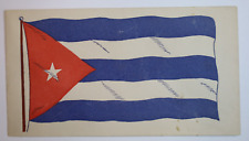 Unused Spanish American War Patriotic Cuba Cuban Flag Cachet Cover
