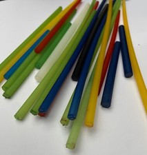 M6 M8 NYLON THREADED ROD BAR STUDDING plastic rod Colours BULK JOB LOT Off cuts