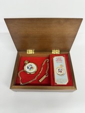 Disney/Fossil Watch Collector Club Series V Mickey Minnie Pocket Watch Music Box