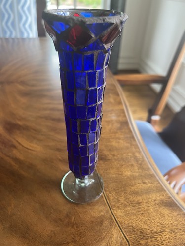 Vintage blue red mexican - vintage,
