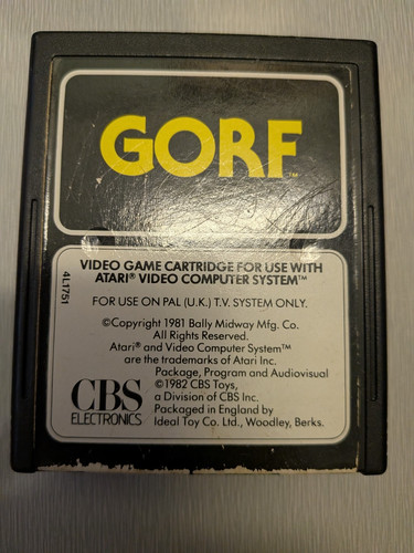 Atari 2600 gorf - atari,