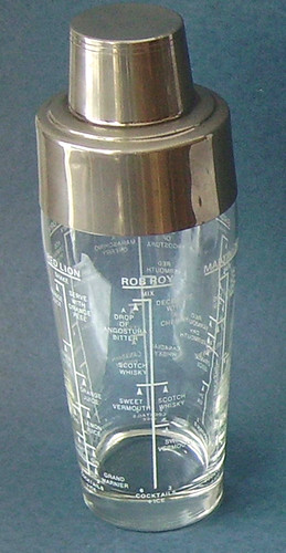 Vintage glass cocktail - vintage,