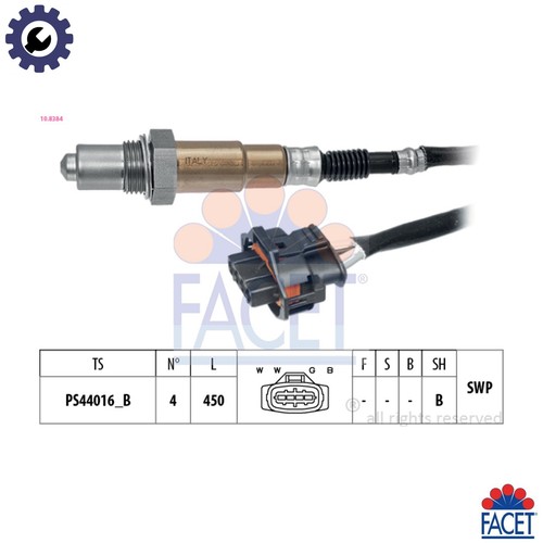 Lambda sensor 8384 for - lambda,