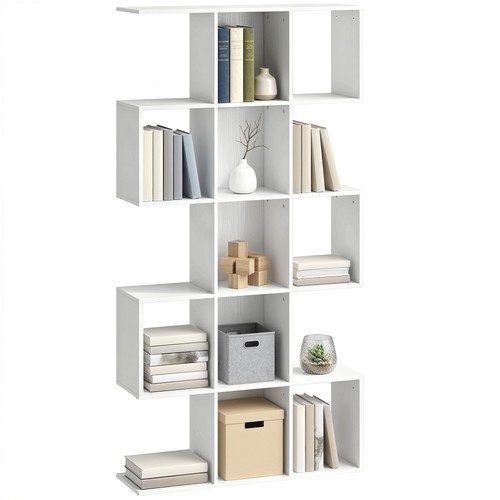 Homcom geometric bookshelf - homcom,