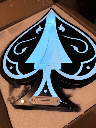 Led ace spades champagne - ace, of