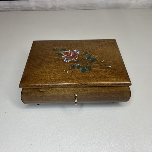 Vintage hand painted lockable - hand,