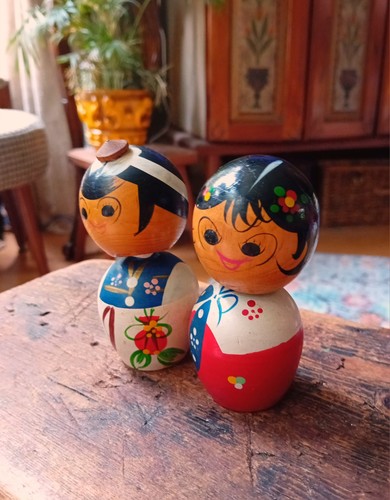 Vintage japanese bobble head - vintage,