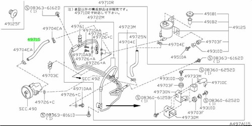 Power steering feed - power,