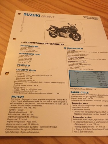 Suzuki gsx650f 2008 gsxf - suzuki, k8