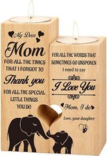 Wooden Candle Holder Birthday