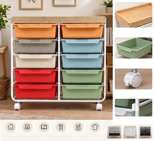 Drawer craft utility - 10-drawer,