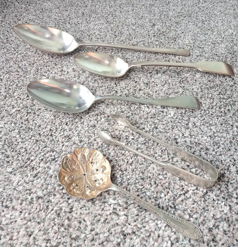 Vintage antique silver plate - /,