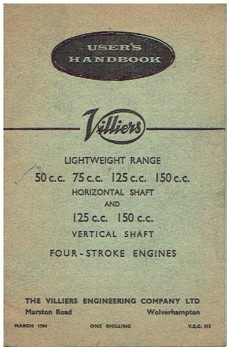 Villiers 125 150cc - villiers, 50/75/125/150cc